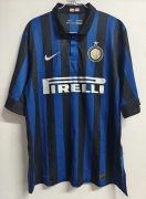 2011 12 Retro inter home soccer jersey size S-2XL